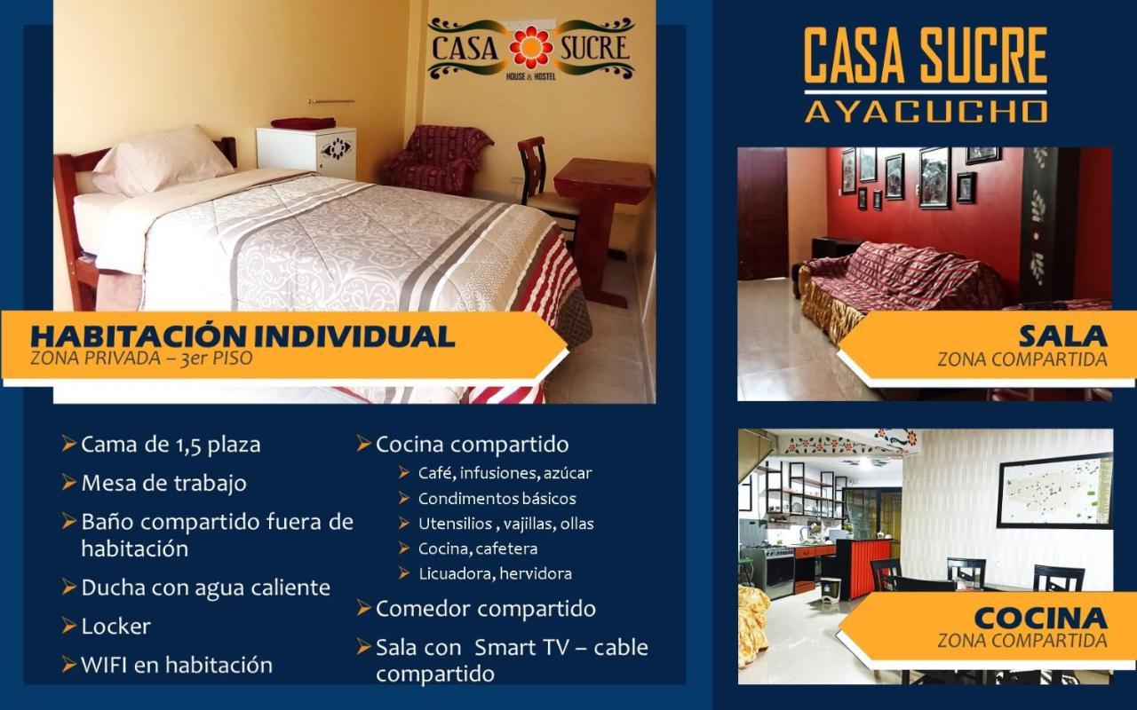 Casa Sucre Hostel Аякучо Екстер'єр фото